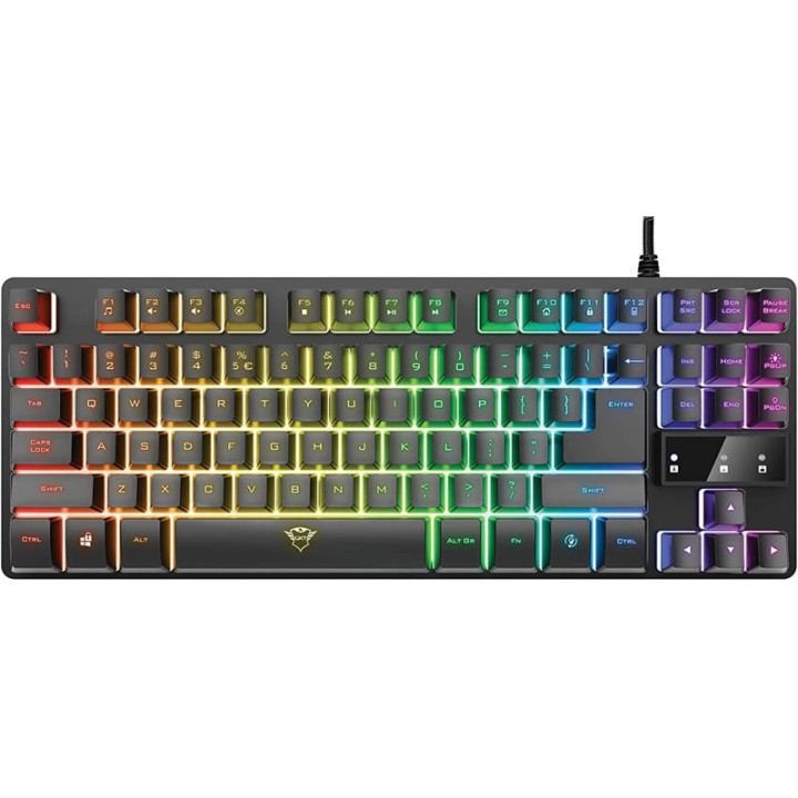 TECLADO TRUST GAMING GXT 833 METALICO USB RGB