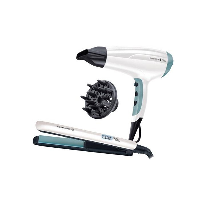 Remington S8500GP Secador 2300W y Alisador Shine Therapy 230º