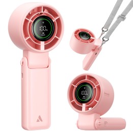 Aecooly PB02-A Ventilador de Mano Plegable Rosa