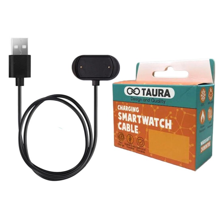 Taura Cargador para Smartwatch Amazfit Cheetah, GTR4, GTS4, GTS3, GTR3