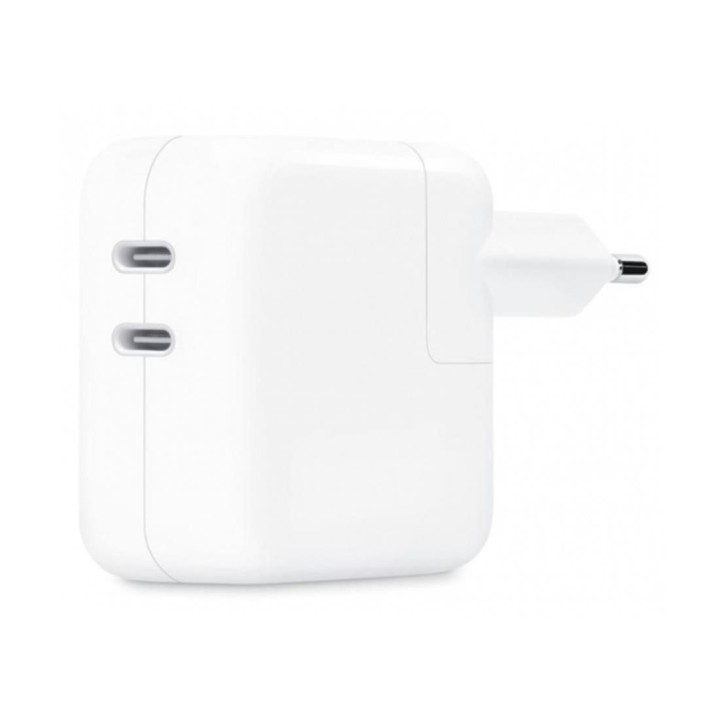 Apple Cargador Dual USB-C 35W (MW2K3ZM/A)