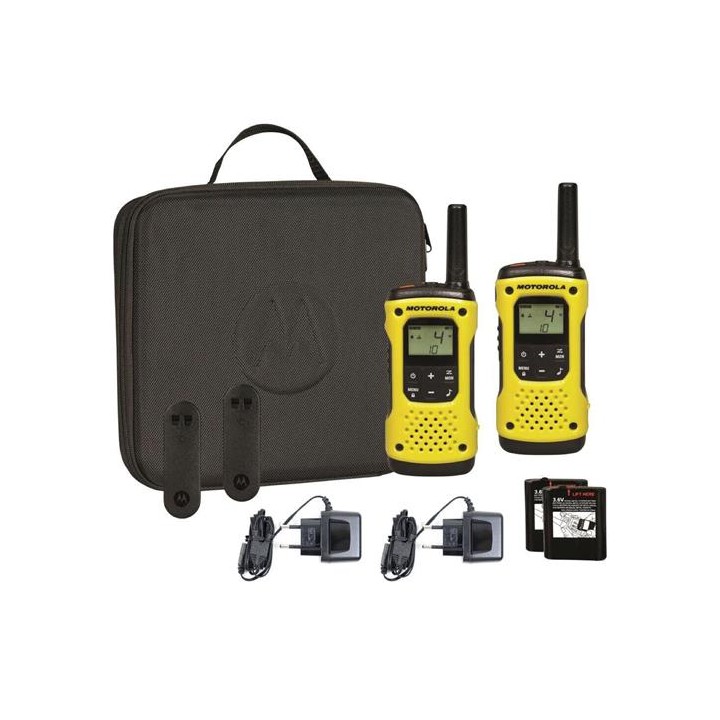 Motorola T92 H2O Walkie Talkie Impermeable con alcance de 10Km