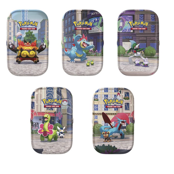 Mini Lata juego cartas Summer ex Pokemon español surtido
