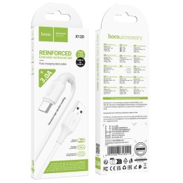 Cable USB-A a USB-C Hoco X120 1 Metro Blanco