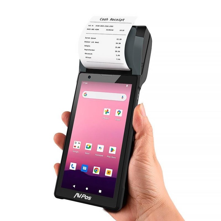 CAPTURADOR PDA IMPRESORA AVPOS TC600 6 OCTA/4GB/128GB/WIFI/BT/NFC/2D/4G