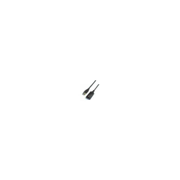 CABLE EXTENSOR USB(A)2.0 M A USB(A) 2.0 H AISENS 5M NEGRO A101-0018