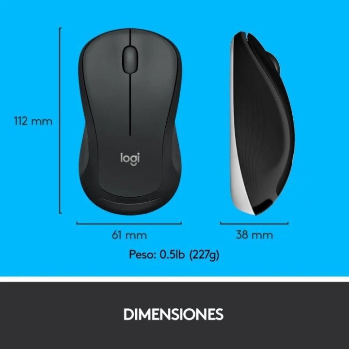 TECLADO + RATON LOGITECH MK540 WIRELESS BLACK
