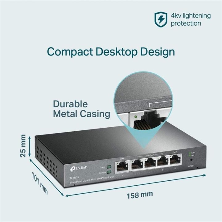 ROUTER TP-LINK TL-ER605 VPN MULTI WAN