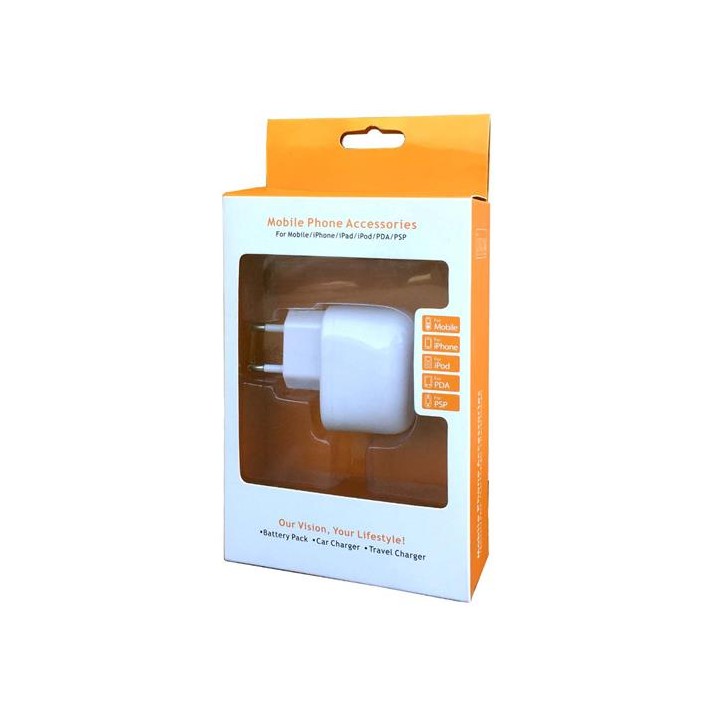 CARGADOR BW-45 1.0 AMP BLANCO