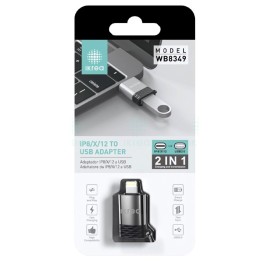 Adaptador USB-A a Lightning Ikrea WB8349