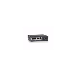 SWITCH LEVEL ONE 4P NEGRO FEU-0511