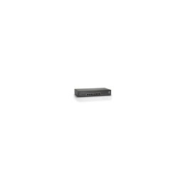 SWITCH LEVEL ONE NO GESTION 8PTOS 10/100/1000 POE PLUS NEGRO GEP-0812