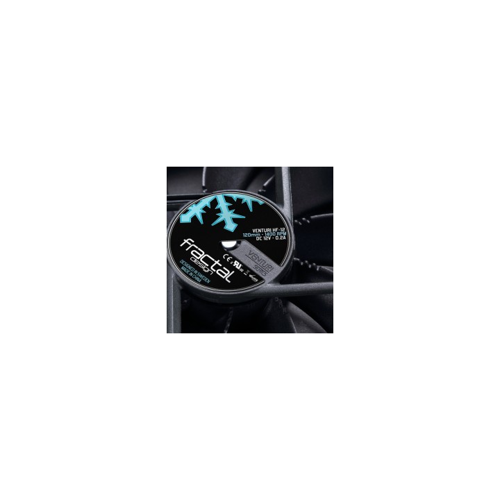 VENTILADOR FRACTAL CAJA VENTURI HP-14 PWM 14x14 NEGRO FD-FAN-VENT-HP14-PWM