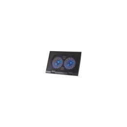 BASE CONCEPTRONIC PORTATILES 17P REFRIGERACION 2 VENTILADORES NEGRO THANA 02B