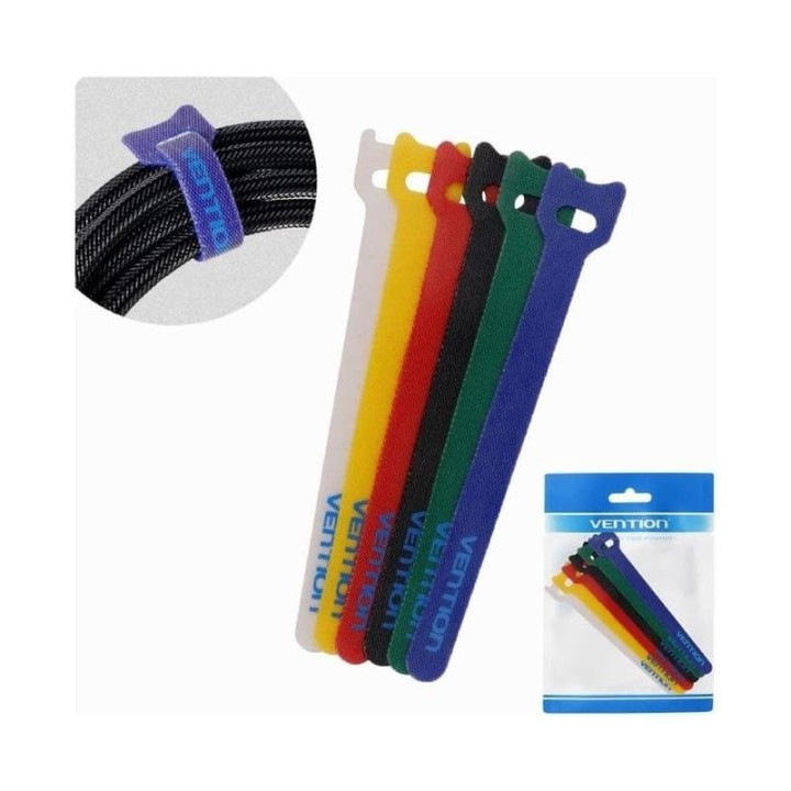 TIRAS ORGANIZADORA VENTION 15CM MULTICOLOR PACK 6UD