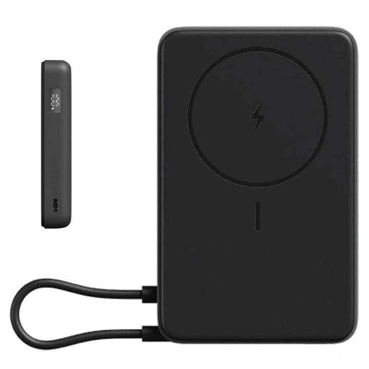 Xiaomi Magnetic Powerbank 10000 mAh 33W con Soporte Integrado Black (BHR08P9GL)