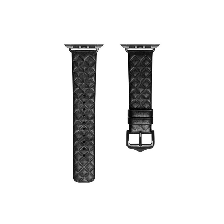 Hoco iWatch WA18 Elegant Series Leather Strap (38/40/41mm) Negro