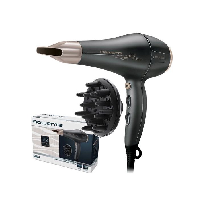 Rowenta CV7827F0 Dunes Secador de Pelo 2.100W con Motor AC y Difusor