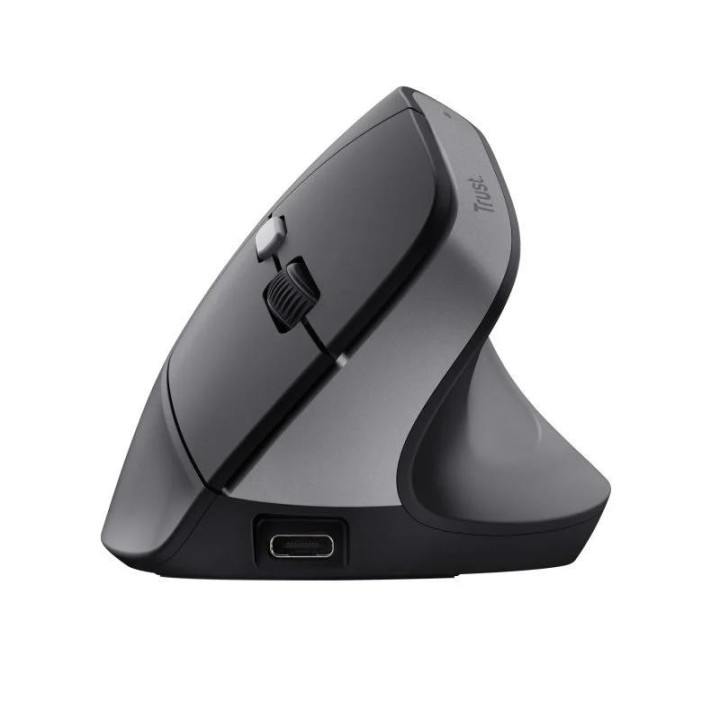 RATON TRUST BAYO II ERGONOMICO ECO 2400 DPI WIRELESS RECARGABLE BLACK