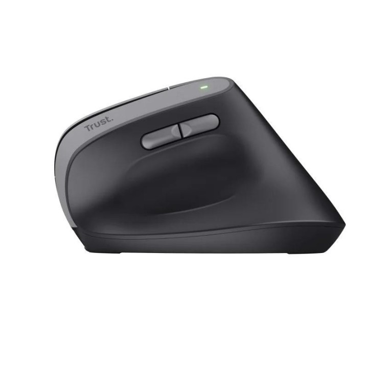 RATON TRUST BAYO II ERGONOMICO ECO 2400 DPI WIRELESS RECARGABLE BLACK