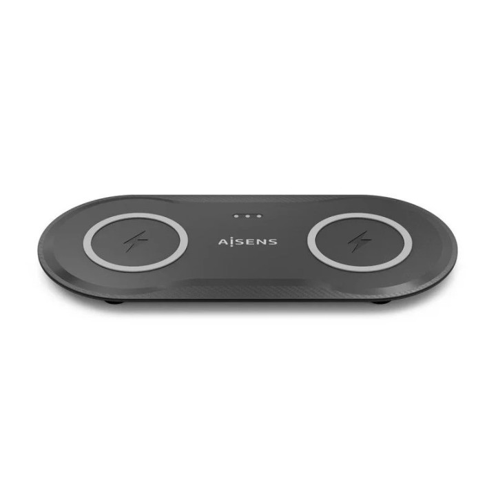 BASE DE CARGA AISENS WIRELESS SMARTPHONE/AURICULAR 15W USB-C BLACK