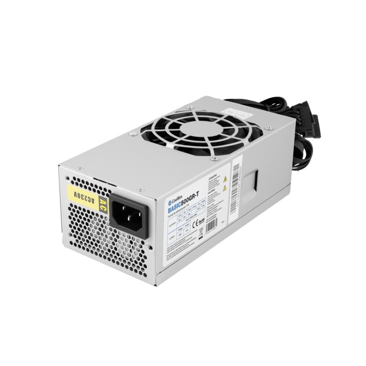 FUENTE ALIMENTACION COOLBOX BASIC500GR-T 500W COO-FA500TGR