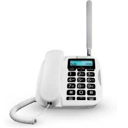 Motorola FW500 Teléfono de Sobremesa con 4G y Línea FIja, Batería 8 Horas