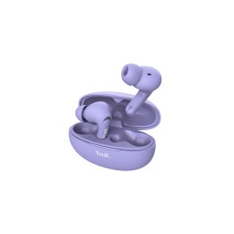 Trust Yavi Auriculares True Wireless Stereo (TWS) Dentro de oÍ­do Llamadas/Música USB Tipo C Bluetooth Púrpura