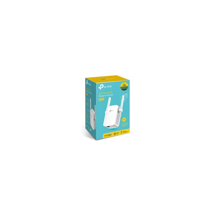 REPETIDOR TP-LINK RE205 DUALBAND AC750 300MB EN 2,4GHZ Y433MB EN 5GHZ 2 ANTENAS FIJAS