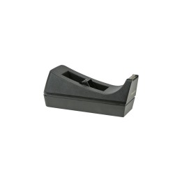 DISPENSADOR 3M COLOR NEGRO PARA ROLLOS DE CINTA ADHESIVA DE 38 METROS - FABRICADO CON PLASTICO RECICLADO 100% 70005150167