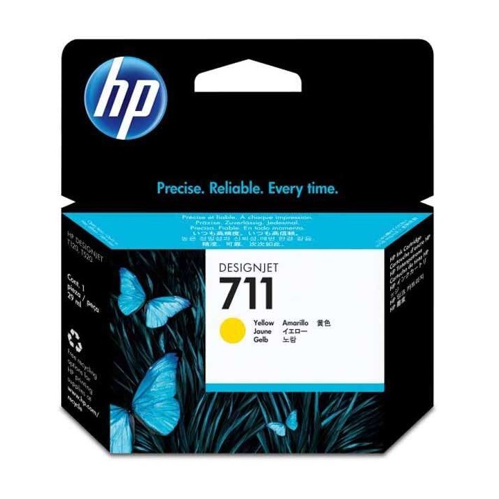 TINTA HP 711 CZ132A YELLOW