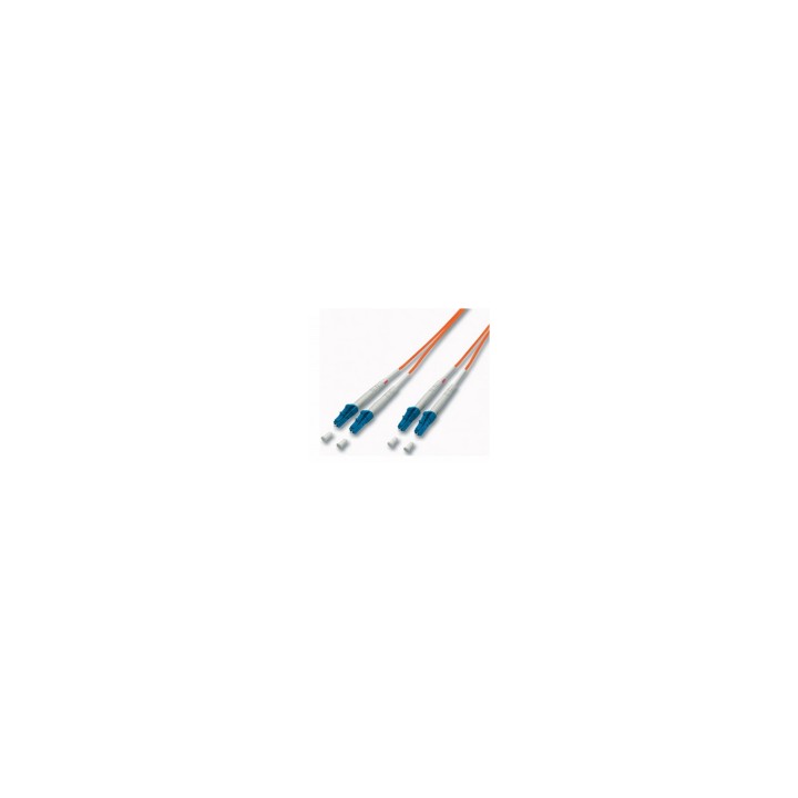 CABLE FIBRA OPTICA MULTIMODO LC/LC 2MT EQUIP NARANJA 254421