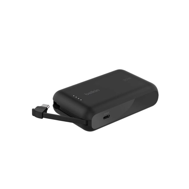 Powerbank Belkin 10.000 mAh Cable Integrado USB-C 20W Negro (BPB021HQBK)