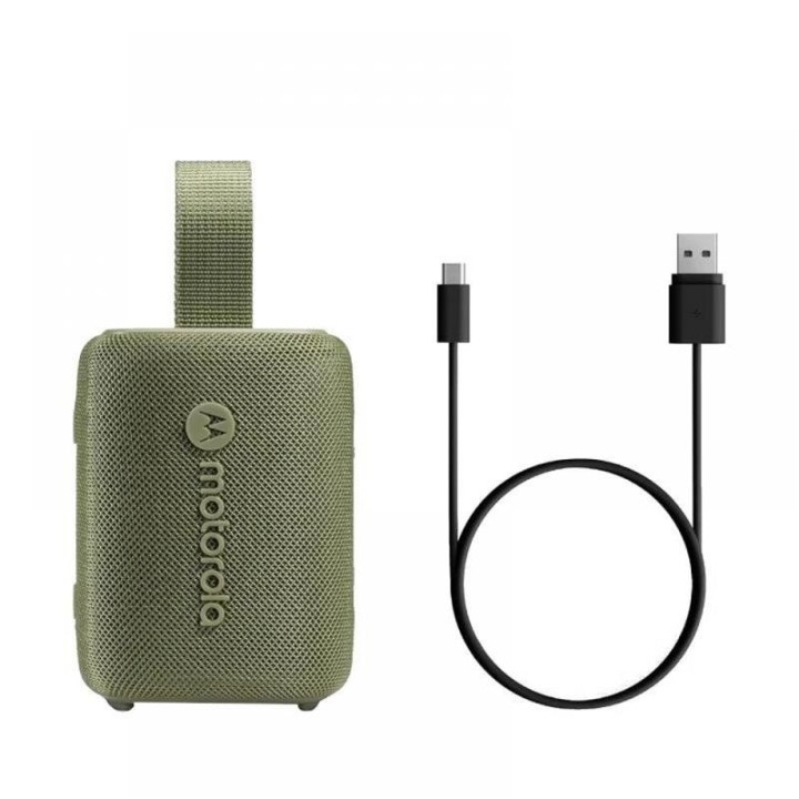 ALTAVOZ MOTOROLA ROKR 300 WIRELESS BLUETOOTH 5.3 IP67 GREEN