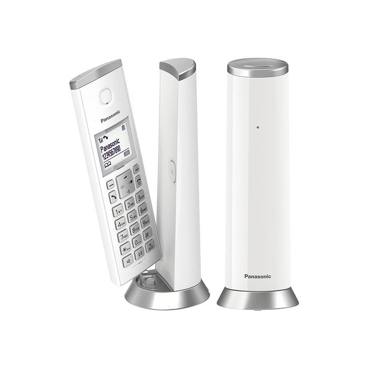 Panasonic KX-TGK212SPW Teléfono Inalámbrico Duo Blanco