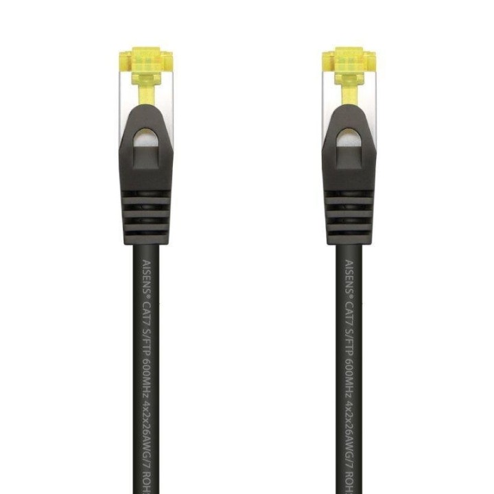 CABLE DE RED CAT.7 S/FTP 0.25M AISENS BLACK