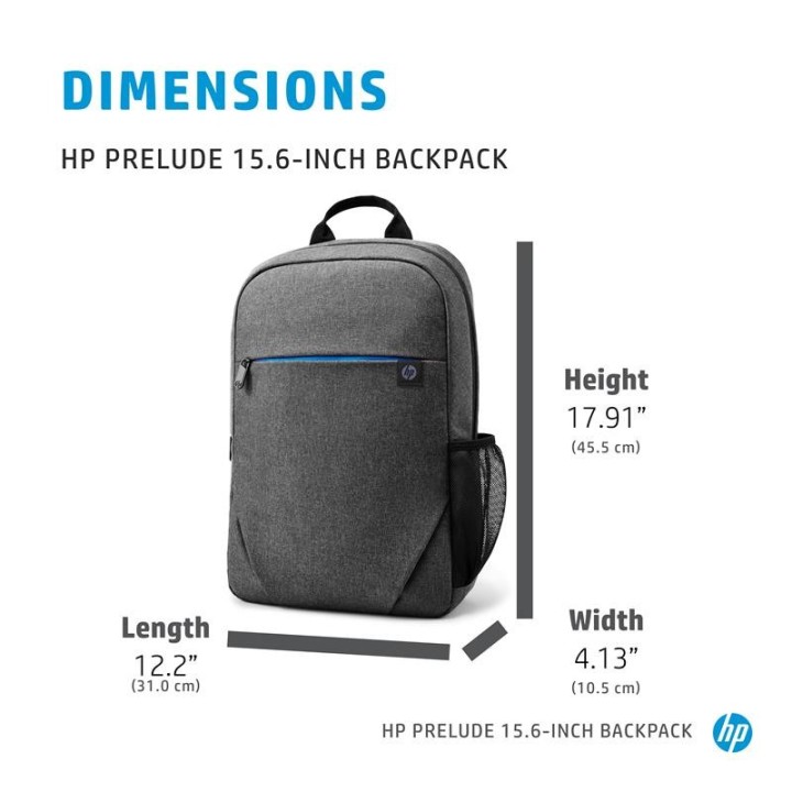 MOCHILA HP PRELUDE BACKPACK 15.6 GREY