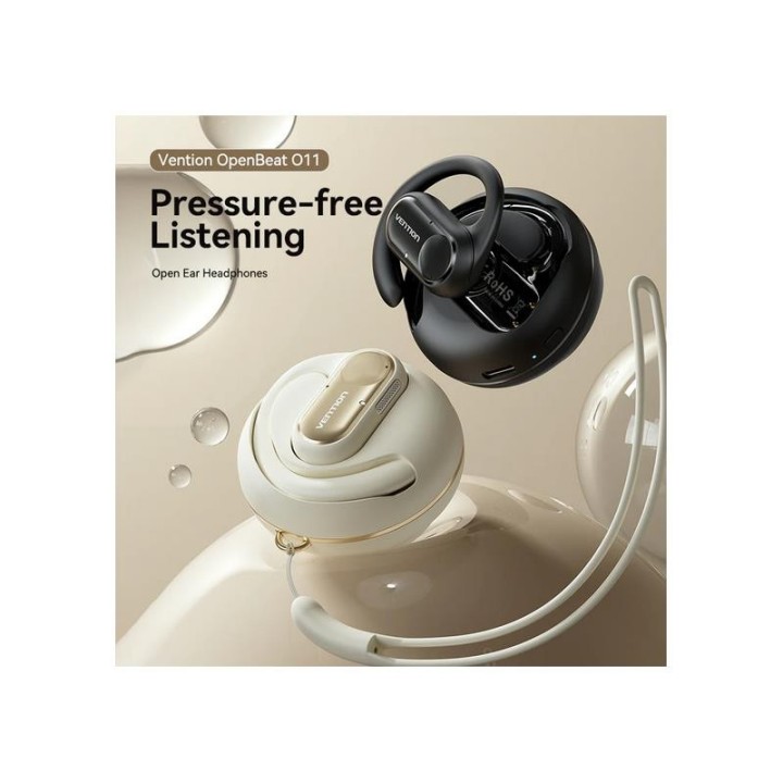 AURICULARES DEPORTIVOS VENTION OPENBEAT O11 BLUETOOTH 5.3 WIRELESS BEIGE