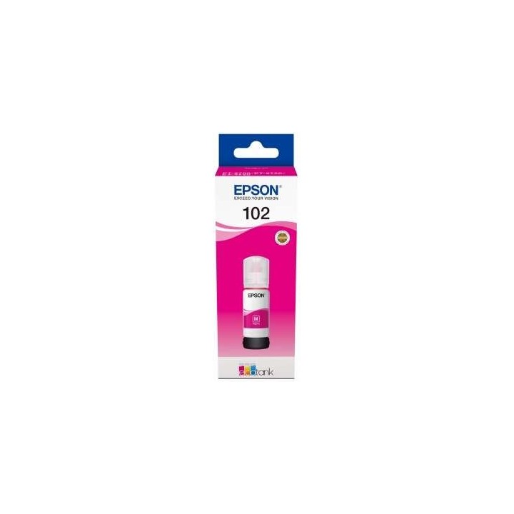 TINTA EPSON 2700/2750/3700/3750/4750 BOTE 102 MAGENTA ECOTANK BOTTLE (70ML)