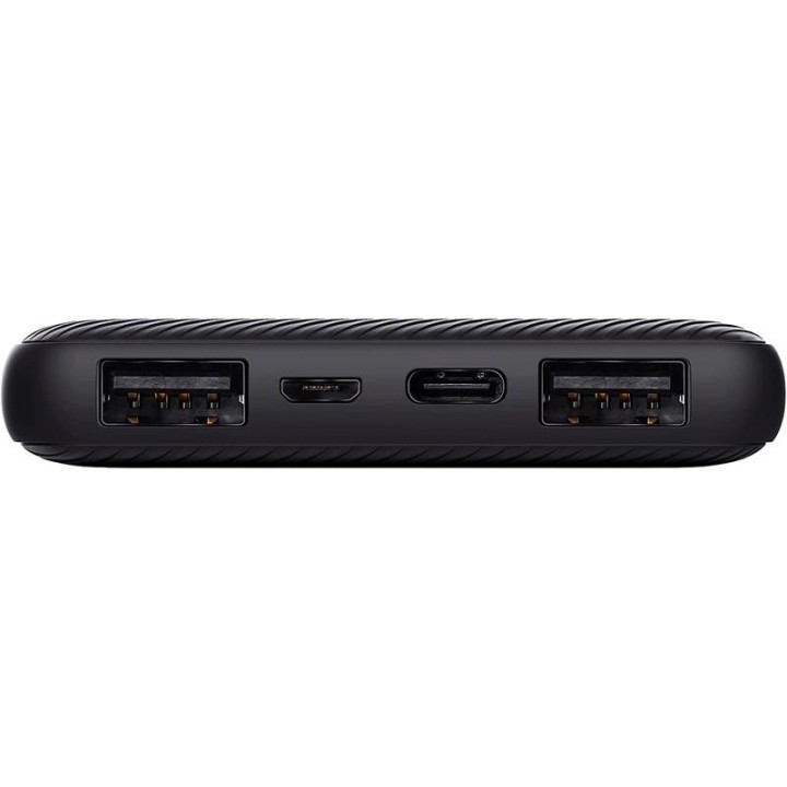 POWERBANK TRUST PRIMO SLIM 10000MAH 2A USB + USB-C + MICRO-USB ECO BLACK