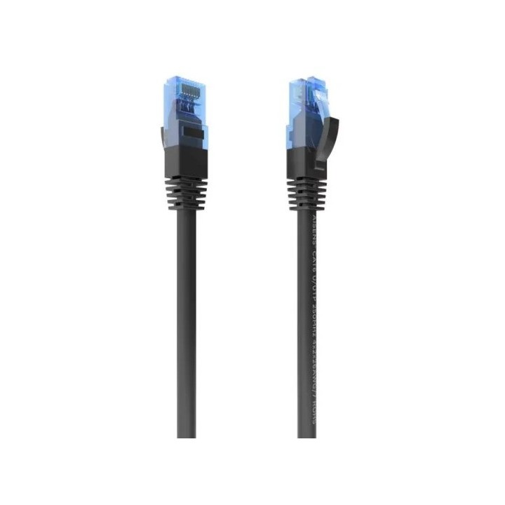 CABLE DE RED CAT.6 UTP 0.25M AISENS BLACK