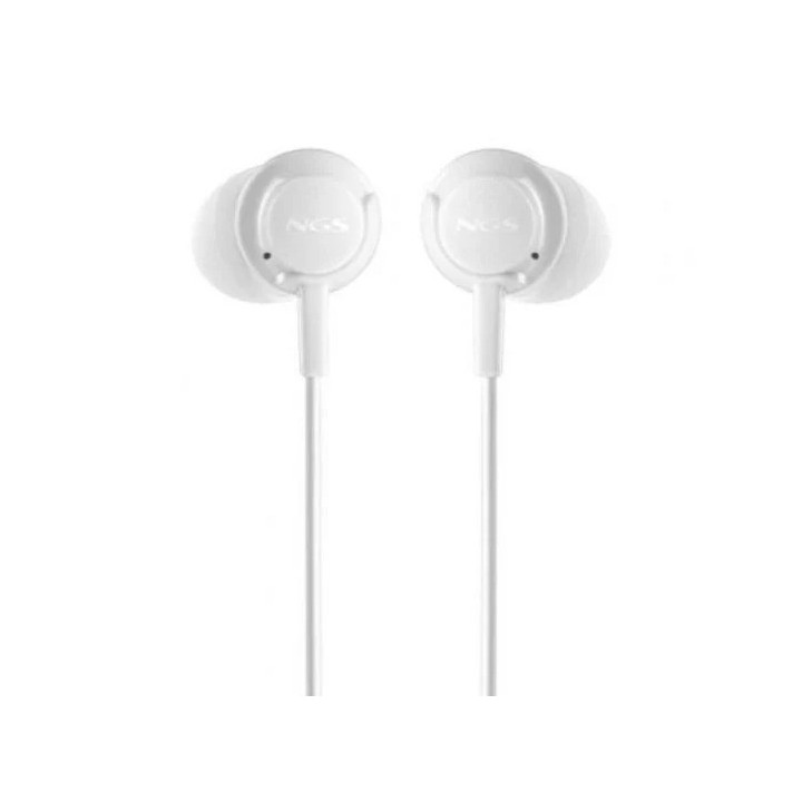 AURICULARES + MICROFONO NGS CROSS STEP IN EAR USB-C WHITE