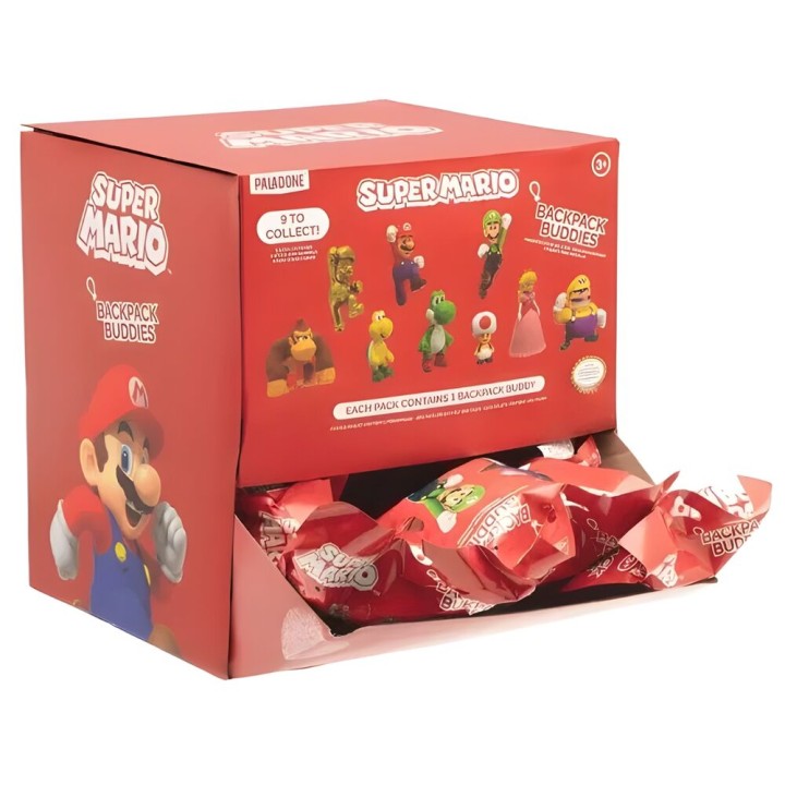 Mistery Backpack Buddies Super Mario surtido