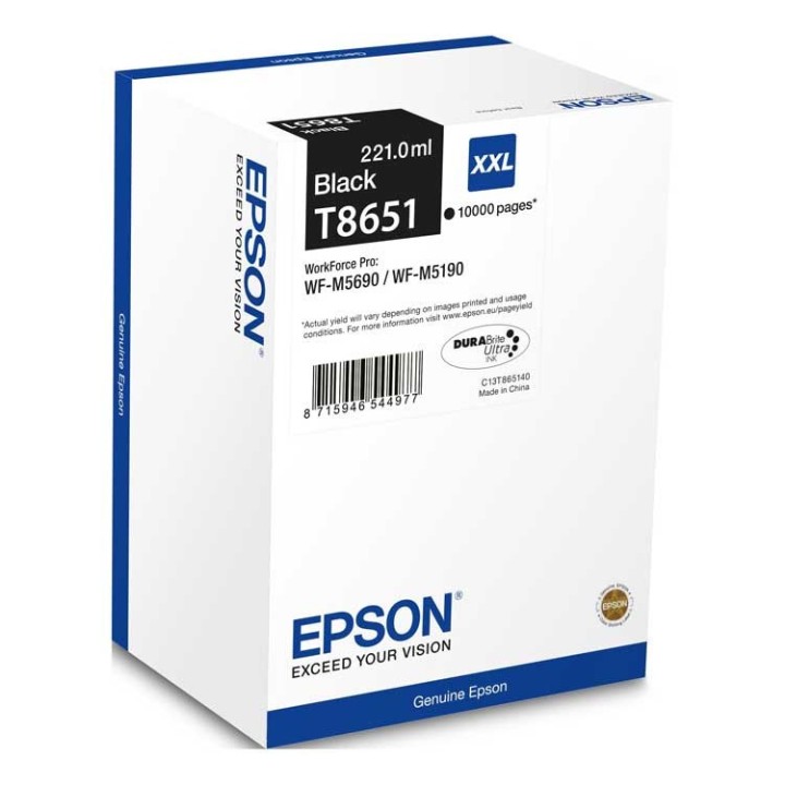 TINTA EPSON C13T865140 XXL T8651