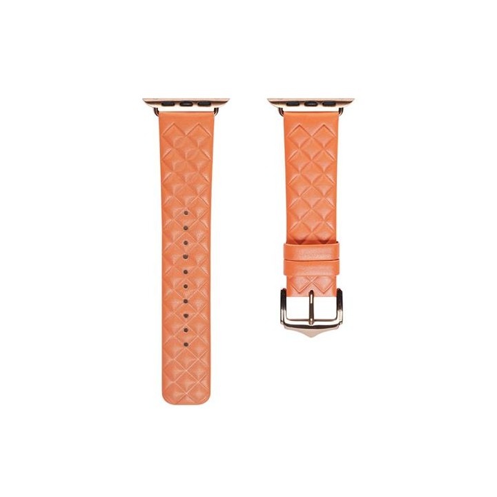 Hoco iWatch WA18 Elegant Series Leather Strap (38/40/41mm) Naranja