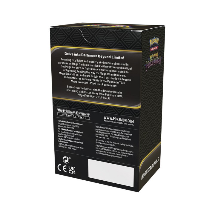 Booster Bundle cartas Expansion Megaevolucion Oscuridad Absoluta Pokemon ingles