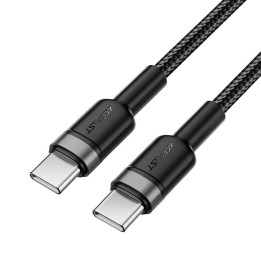Cable USB-C a USB-C Acefast C22-03 60W 1.2 Metros Resistente Negro