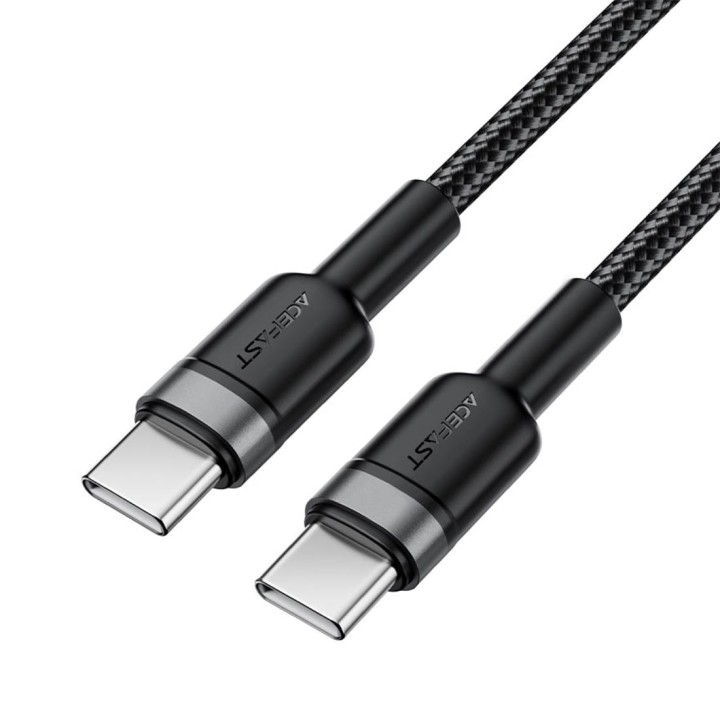 Cable USB-C a USB-C Acefast C22-03 60W 1.2 Metros Resistente Negro