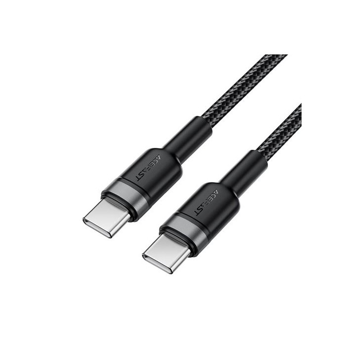 Cable USB-C a USB-C Acefast C22-03 60W 1.2 Metros Resistente Negro