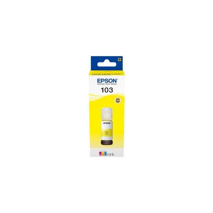 TINTA EPSON BOTE 103 YELLOW ECOTANK BOTTLE C13T00S44A L31XX